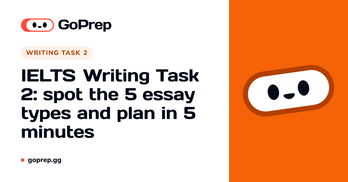 IELTS Writing Task 2: 5 Essay Types, Structure and Timing
